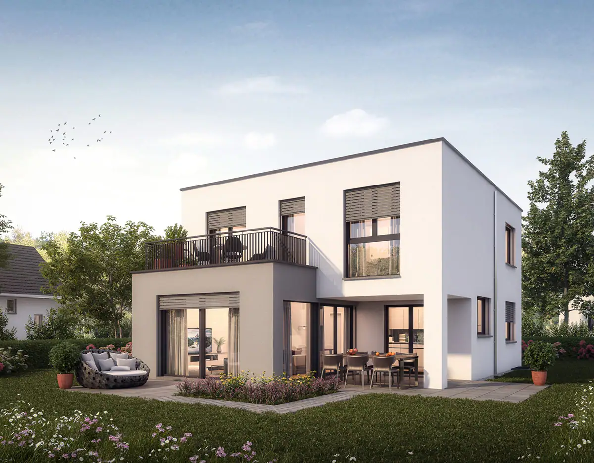 Visualisierung von der Hausidee Vista
