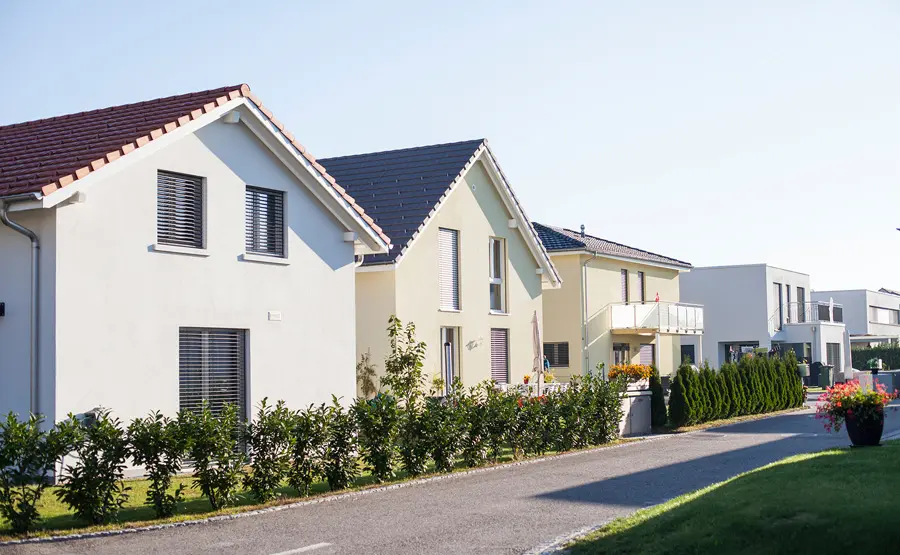 Referenz Gerlafingen Blick auf die Häuser
