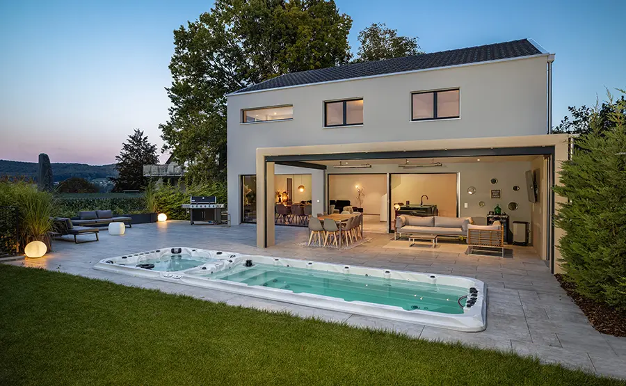 Referenz Rodersdorf Haus mit Pool