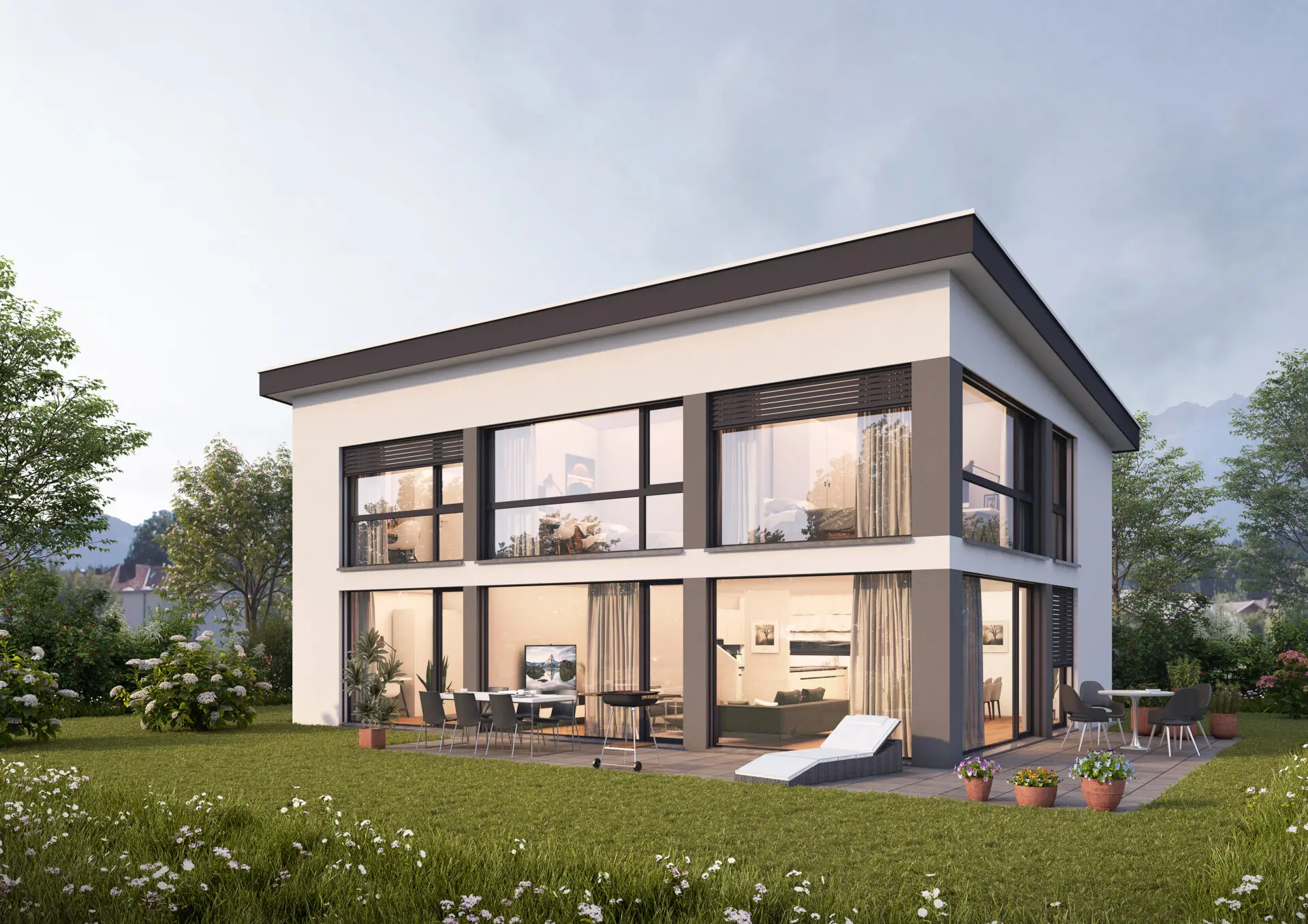 Visualisierung von Blickfang Plus Haus