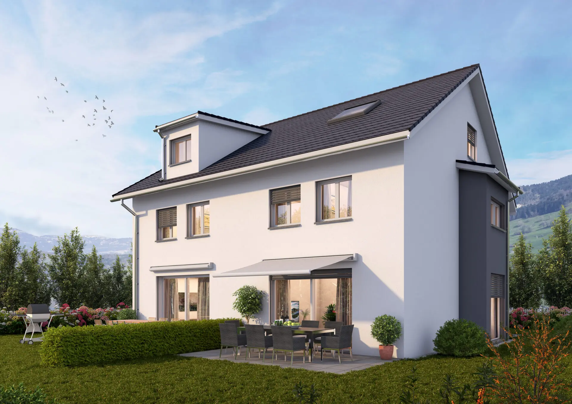 Visualisierung von Sonnenfeld Haus
